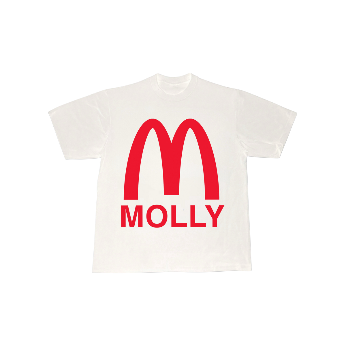 MCMOLLY TEE (WHITE/RED)