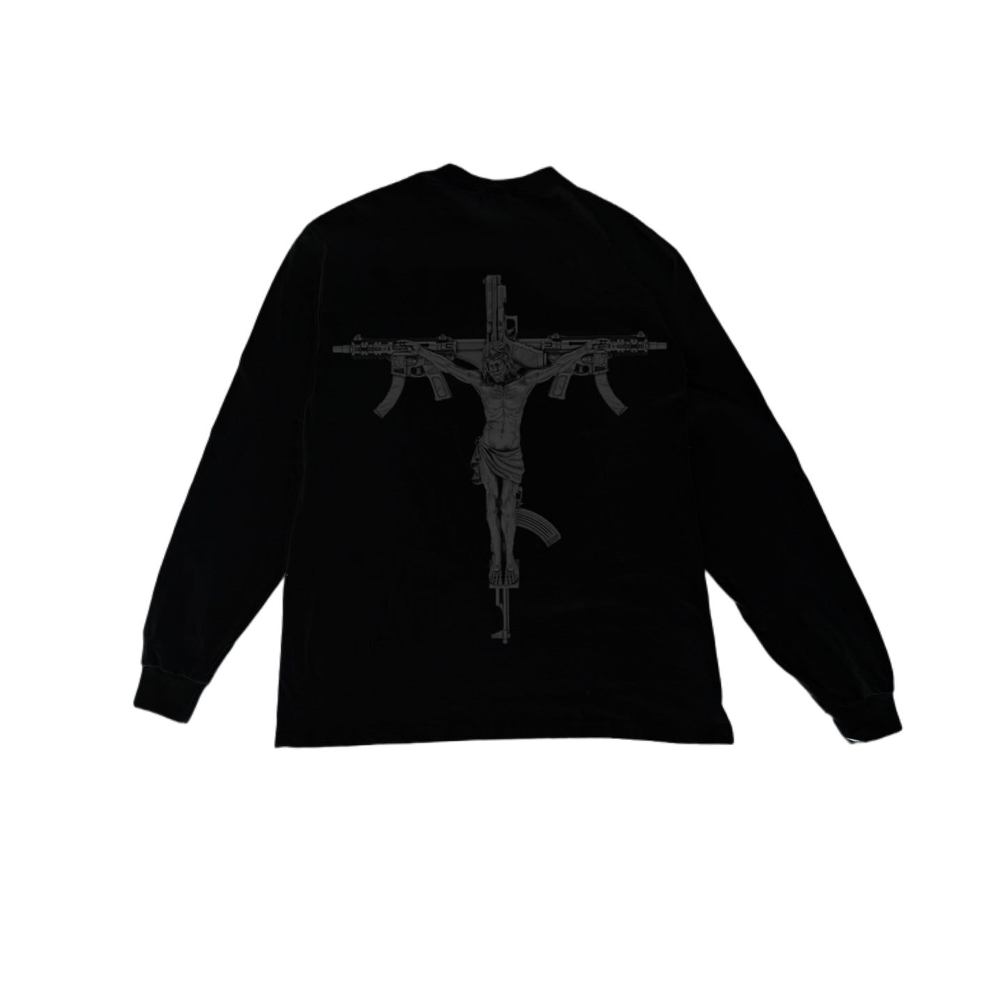 GOD BLESS SOULJA LONGSLEEVE TEE (BLACK)