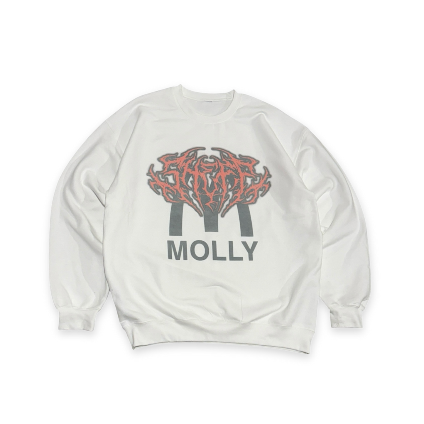 METAL MOLLY V2 CREWNECK (WHITE)