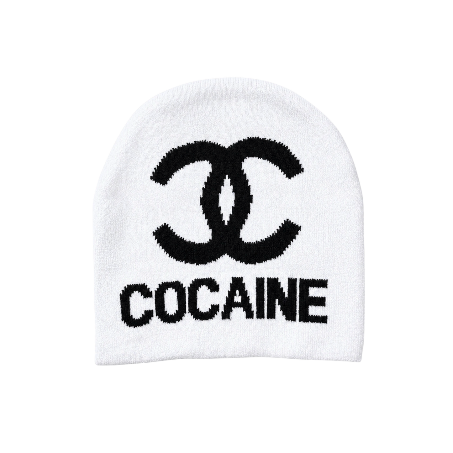 COCO BEANIE (WHITE/BLACK)