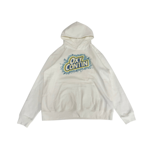 100% COTTON OXY HOODIE (WHITE)