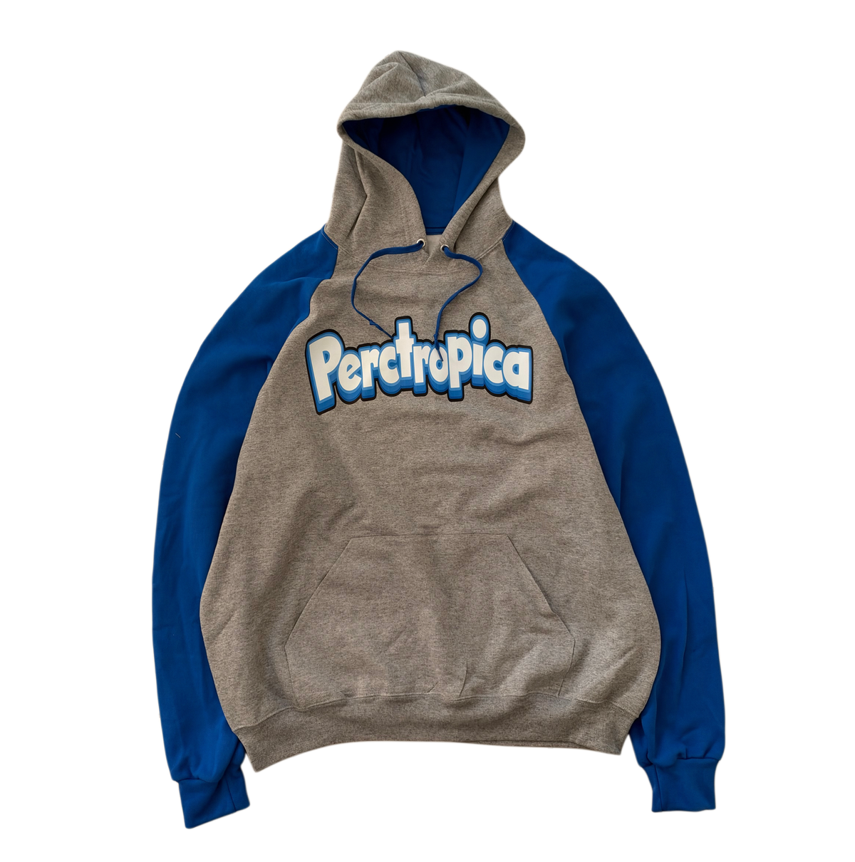 PERCTROPICA PULLOVER HOODIE (GREY/BLUE)