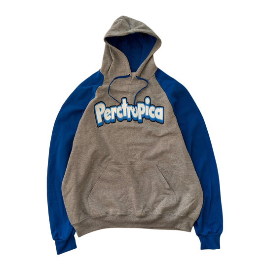 PERCTROPICA PULLOVER HOODIE (GREY/BLUE)