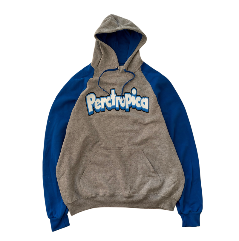 PERCTROPICA PULLOVER HOODIE (GREY/BLUE)