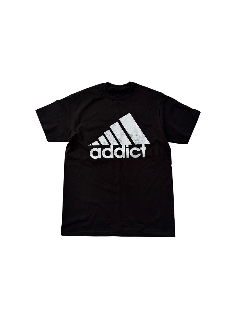 ADDICT TEE (BLACK/WHITE)