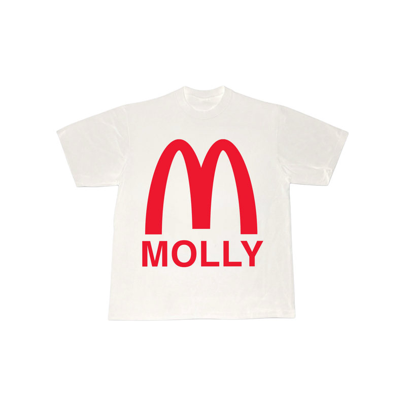 MCMOLLY TEE (WHITE/RED)