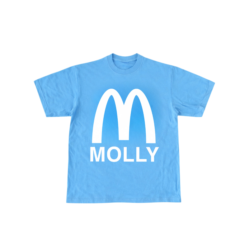 MCMOLLY TEE (BABY BLUE/ WHITE)