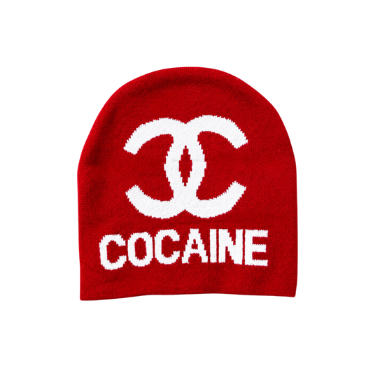 COCO BEANIE (RED/WHITE)