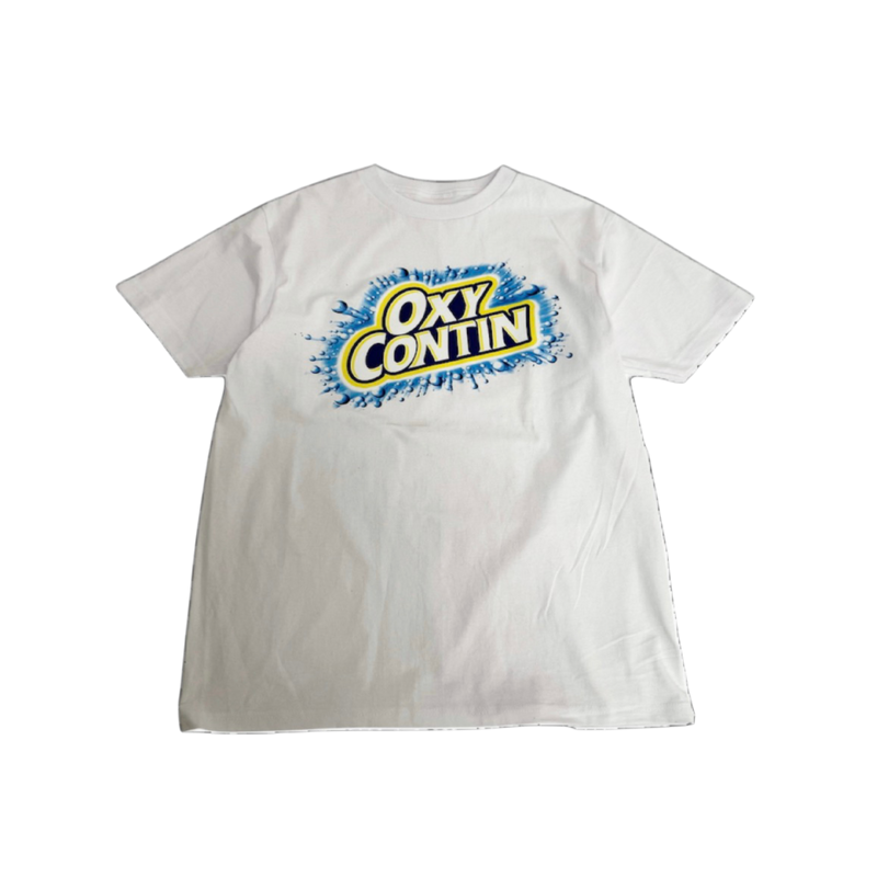 100% COTTON OXY TEE (WHITE)