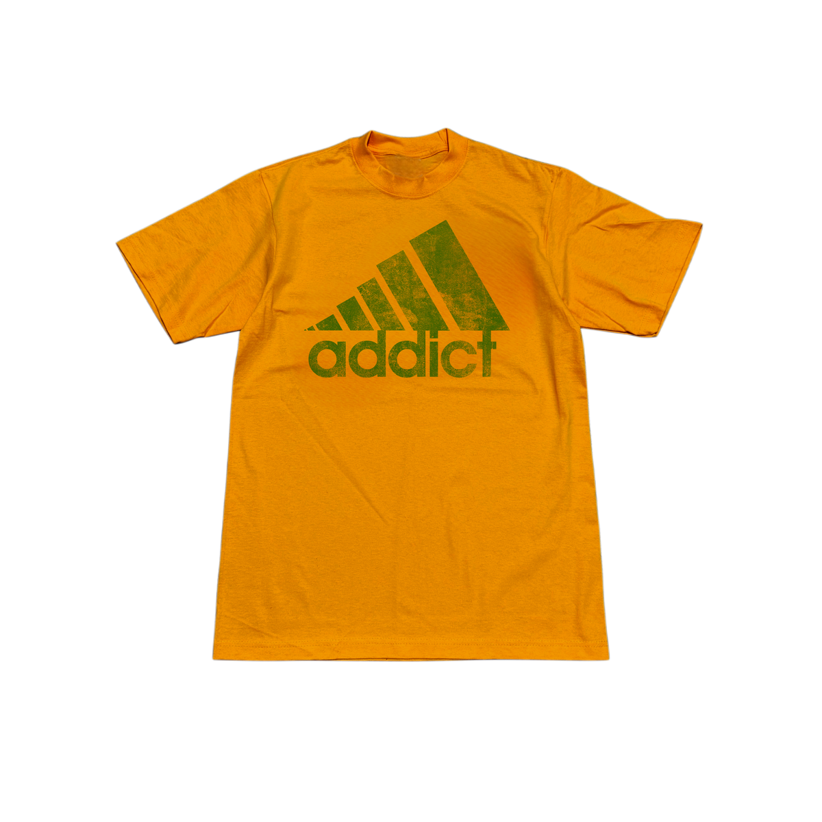 ADDICT TEE (GOLD/GREEN)