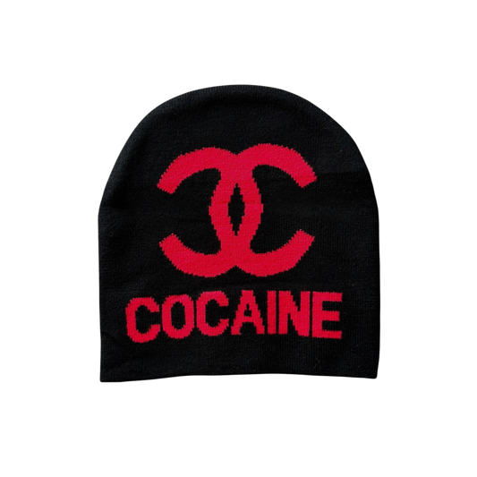 COCO BEANIE (BLACK/RED)