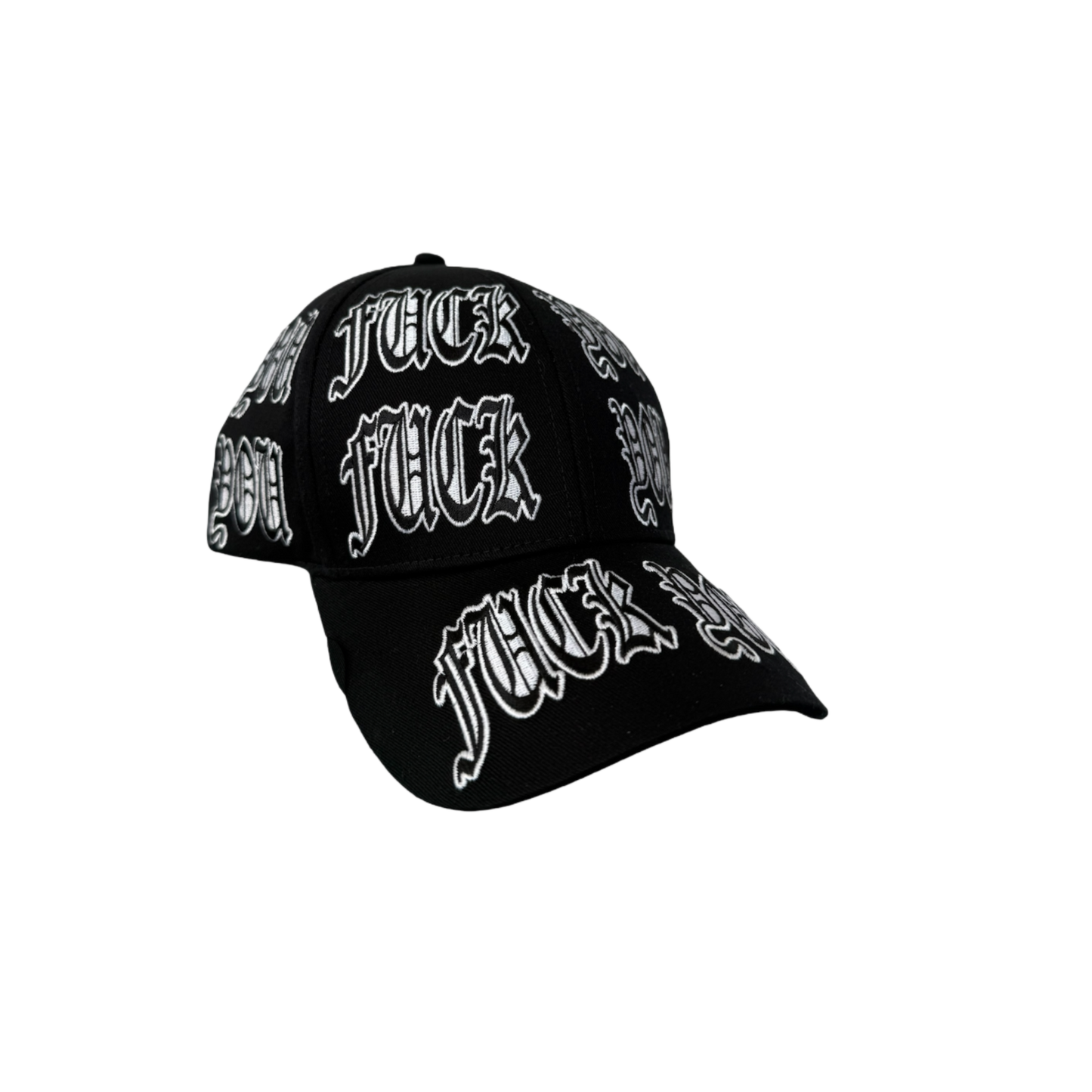 EMBROIDERED FUCKYOU HAT (BLACK)