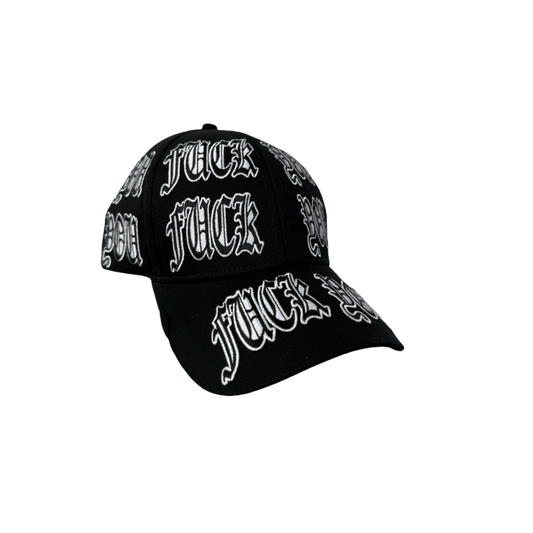 EMBROIDERED FUCKYOU HAT (BLACK)
