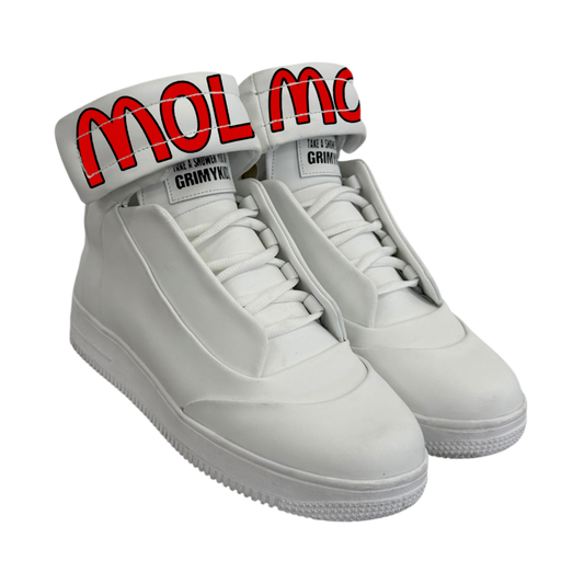 MOLLY MARG 1’S (WHITE/RED)