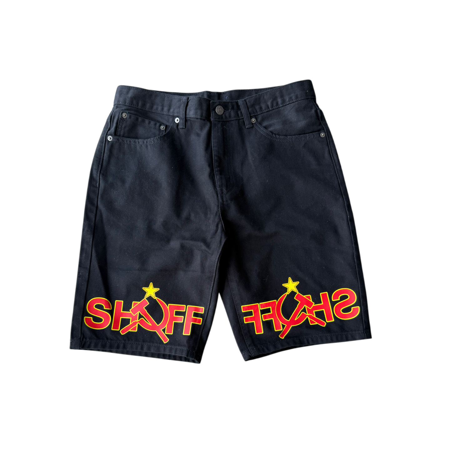 JEAN SHORTS (BLACK)