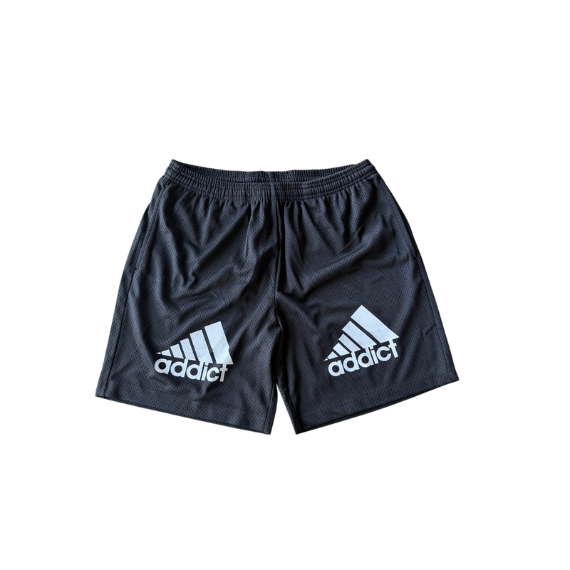ADDICT MESH SHORTS (BLACK)