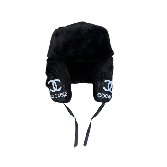 COCA USHANKA HAT (BLACK)
