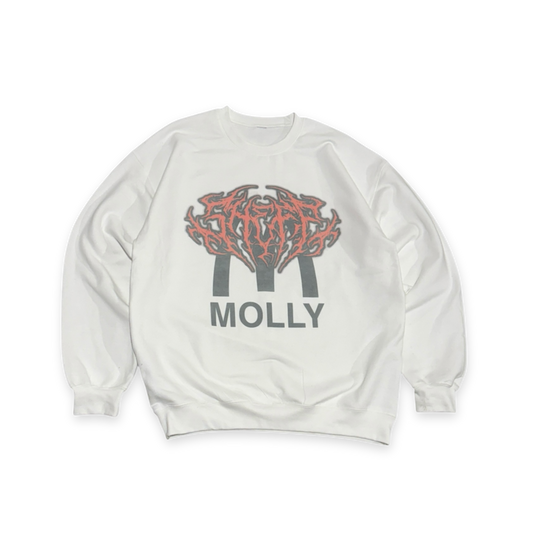 METAL MOLLY V2 CREWNECK (WHITE)
