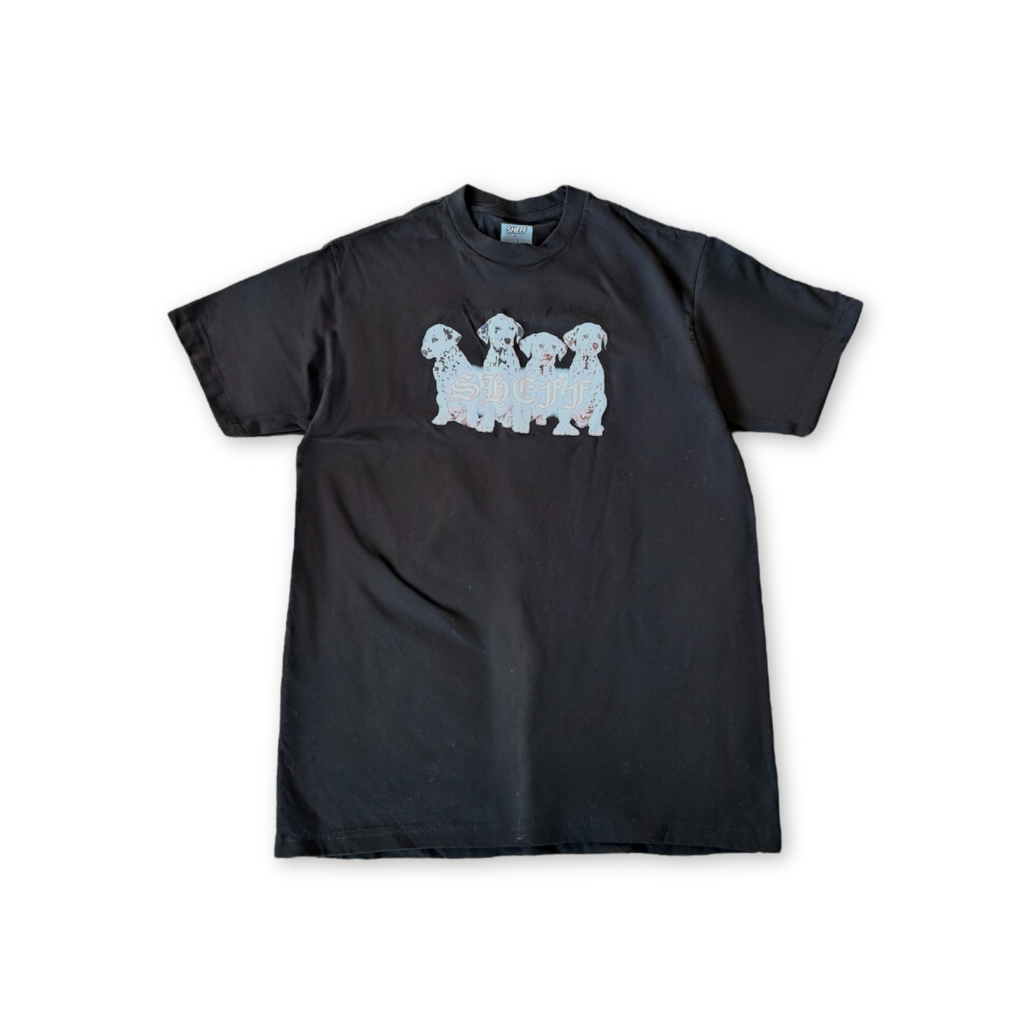 DALMATIAN TEE (BLACK)